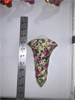 wall sconce Chintz china vase with yellow/pink