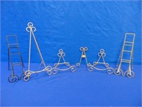 Collection Of Wire Display Racks & Easels