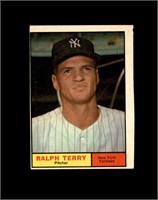 1961 Topps #389 Ralph Terry VG to VG-EX+