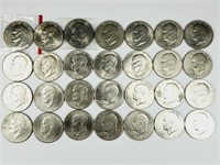 (28) Eisenhower Dollars