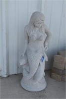 Decorative Concrete Mermaid Statue