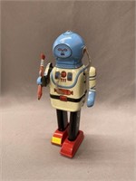 Contemporary Tin Litho Wind-Up Robot