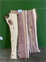 (3) Milled Lumber (Cedar) 50" Long