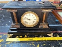 New Haven Antique Clock with key untested