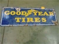 Vintage/Antique Porceline Goodyear Sign