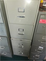 2 - 2 Drawer Metal Legal Size Filing Cabinets