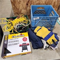 Bungee Cords, BBQ Cover, gloves, etc