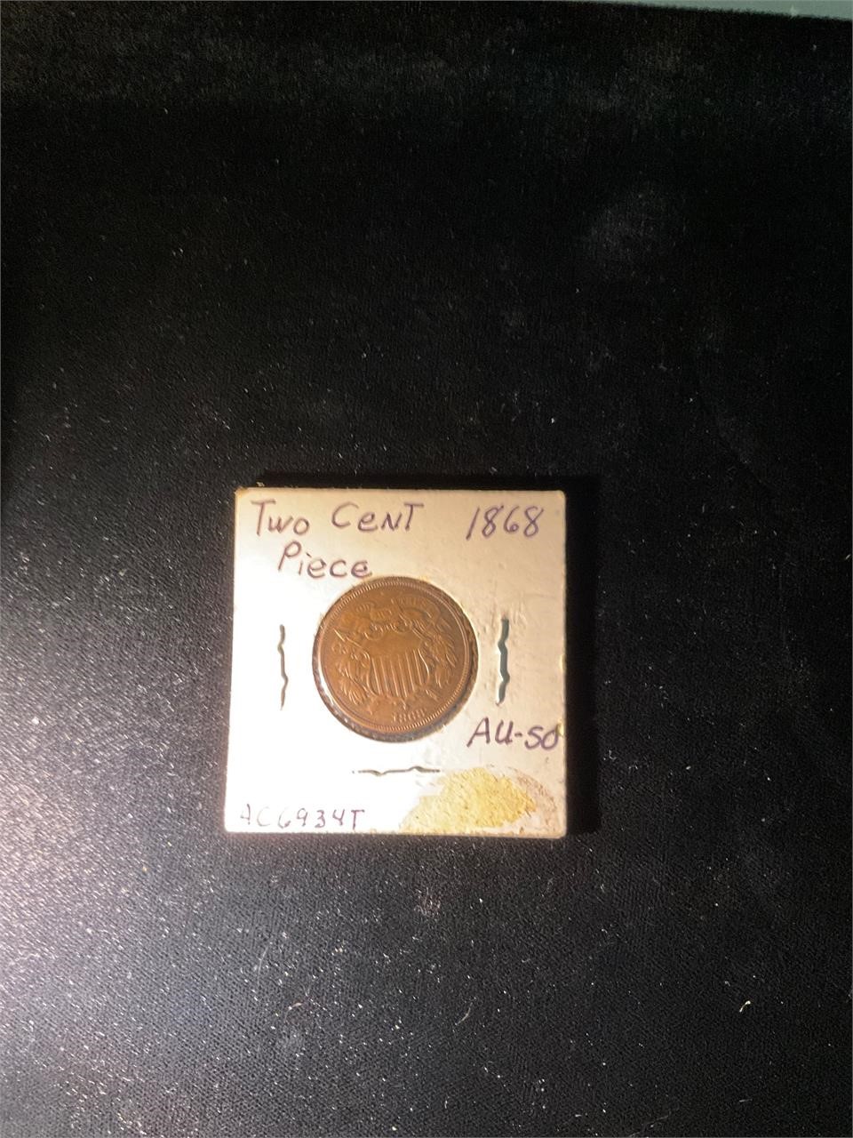 1860 2 cent piece