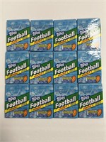 1992 TOPPS FOOTBALL SERIES 1 LOT OF 12 SEALED