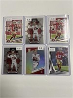 BROCK PURDY LOT OF 6 CARDS SAN FRANCISCO 49ers