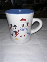 MICKEY & SNOWMAN MUG