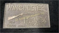 Vintage Winchester brass belt buckle