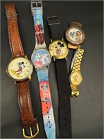 Vintage Mickey Mouse, Coca Cola watches lot