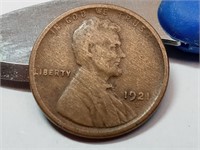 OF) Better date 1921 s wheat penny