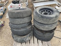 Lot of 10 Assorted Tires