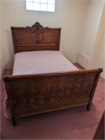 Full Size Bed & Antique Frame