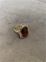 18kt HGE statement ring