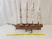 Jylland Model 4-Mast Wooden Ship Model