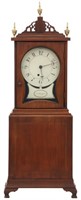 Mahogany Inlaid Massachusetts Shelf Clock