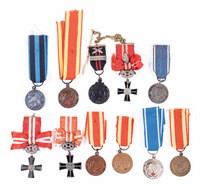 (11) WWII FINNISH MINATURE MEDALS