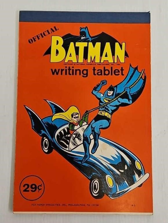 1966 Batman Writing Tablet