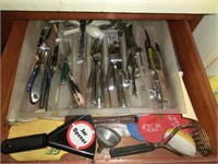 kitchen drawer stainless flatware