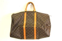 Louis Vuitton Brown Keepall Travel Bag
