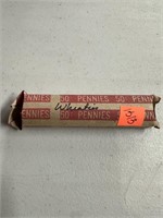 ROLL OF MIXED DATE WHEAT PENNIES CENTS