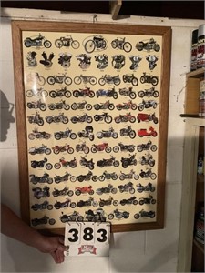 40”x30” framed Harley poster