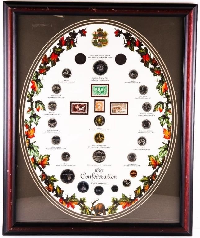 1867-1967 Collector Frame, pre Confederation Token
