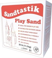 Sandtastik White Play Sand  25lb (11.3 kg)