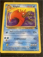 VINTAGE KINGLER POKEMON CARD 38/62 / SHIPS