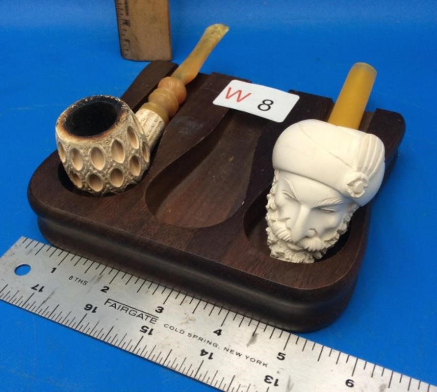 Vintage and Contemporary Meerschaum Pipes