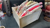 Crate of padded hangers