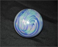 VTG St. Clair 3 1/4" dia glass paperweight