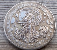 Hobo Style Challenge Dollar Coin Knight