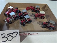 1/64 Scale Assorted Massey Ferguson Tractors