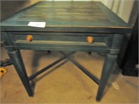 Farmhouse Style Painted Wood Accent Table