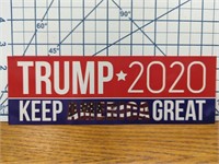 Trump 2020 keep American great bumper sticker