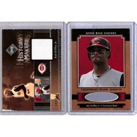 (2) Ken Griffey Jr.game Used Relic Cards