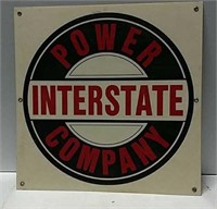 Plastic Power Interstate Company Sign