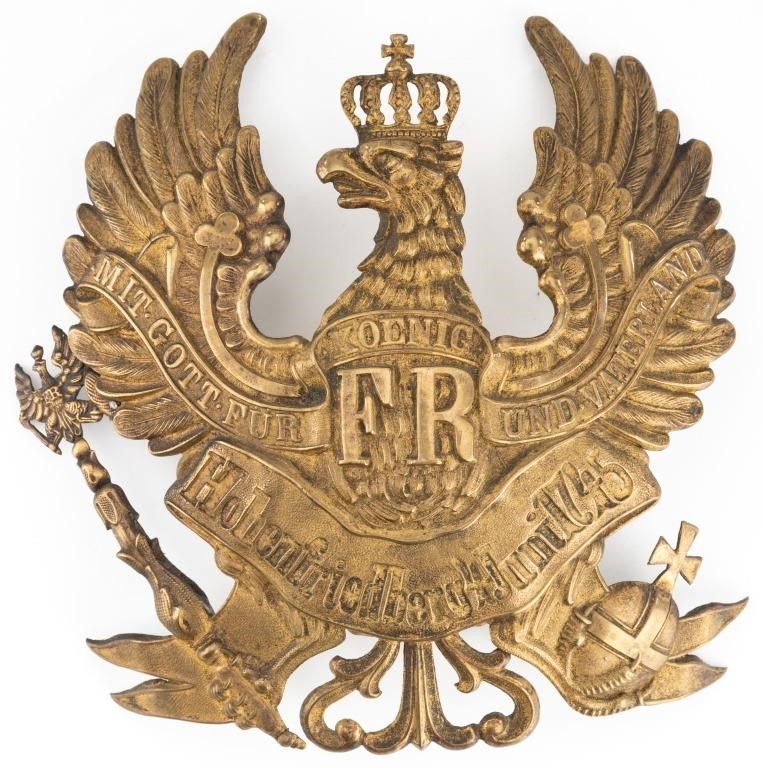 Prussian 2nd Cuirassiers’ Wappen Plate