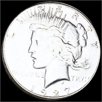 1927-S Silver Peace Dollar UNCIRCULATED