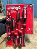 craftsman new 7pc screwdriver set, missing one