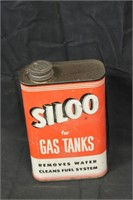 Vintage Siloo Fuel System Cleaner Can