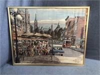 Wall Art Of Ottawa’s Byward Market Looking West