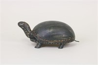 Handcarved and Painted Turtle by Unknown Artist,