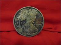 (1) 1992 U.S. 1 pound FINE SILVER