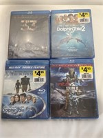 4Pk BLU RAY MOVIES