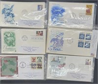 Packs of Various Christmas FDC Collectible Stamps